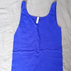 Skinny Tees Tank Top Purple/Blue Color One Size Fits Most